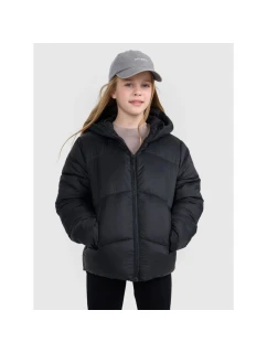Dievčenská páperová bunda so syntetickou výplňou 4F 4FJRAW25TDJAF0817-20S