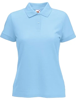 Fruit of the Loom Lady-Fit 65/35 Polo Dámske piqué polo 16.3212 sky blue