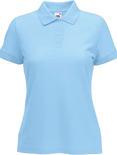 LadyFit 65/35 Polo Dámské piqué polo model 22426838 sky blue - Fruit of the Loom