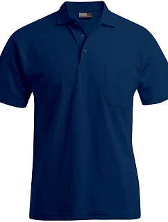 Pánské polo s kapsou Heavy Piqué 40. navy model 22419113 - Promodoro