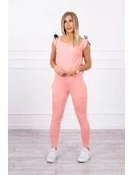 Nohavice/oblek s nápisom marhuľová selfie