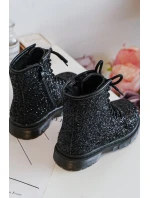 Dětské Botky Se Zipem Černé model 21636429 - Boto