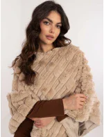 Poncho AT beżowy model 20686495 - FPrice Poncho AT beżowy model 20686495 - FPrice