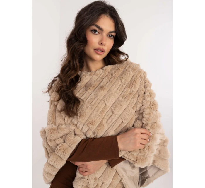 Poncho AT beżowy model 20686495 - FPrice Poncho AT beżowy model 20686495 - FPrice