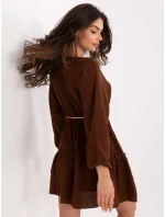 Šaty MI SK A5079.27 tmavohnedé