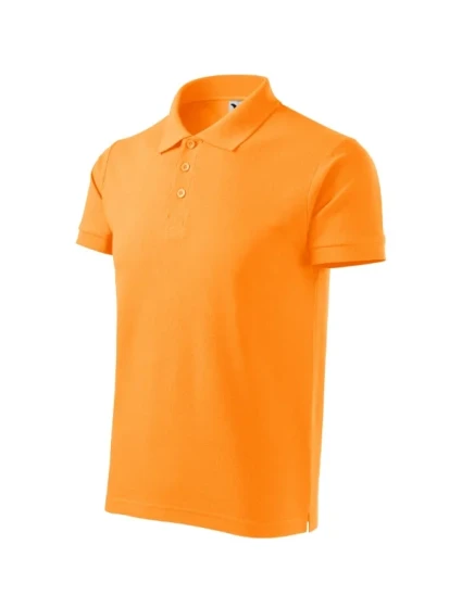 Bavlnené polo tričko Heavy tangerine orange