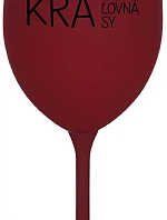 BEAUTIFUL QUEEN OF BEAUTY - bordový pohár na víno 350 ml