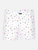 Pánske šortky 315200H 10A biele so vzorom - Jockey