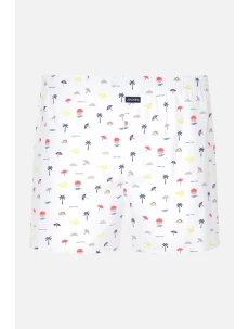 Pánske šortky 315200H 10A biele so vzorom - Jockey