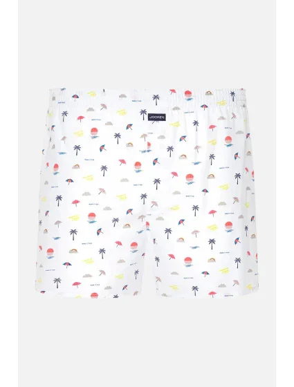 Pánské trenýrky bílé se vzorem model 19641897 - Jockey Pánské trenýrky bílé se vzorem model 19641897 - Jockey