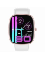 Dámske inteligentné hodinky GRAVITY GT18-2 Pink Silicone Strap + White Strap Dámske inteligentné hodinky GRAVITY GT18-2 Pink Silicone Strap + White Strap