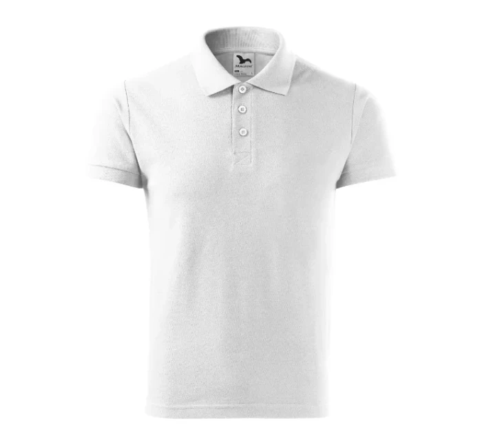 Bavlnené polo tričko Heavy white Bavlnené polo tričko Heavy white