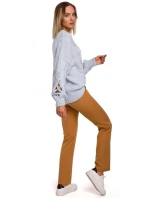 Dámsky sveter M539 fuchsiová - Moe