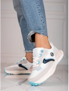 Trendy dámske tenisky viacfarebné bez podpätku