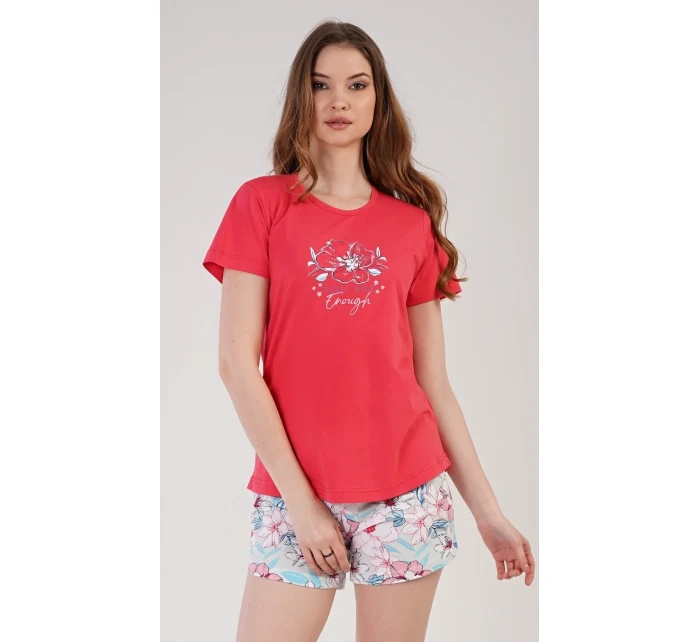 Dámské pyžamo šortky model 18519674 - Vienetta Dámské pyžamo šortky model 18519674 - Vienetta