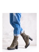 Topánky na podpätku model 205810 Solea Topánky na podpätku model 205810 Solea