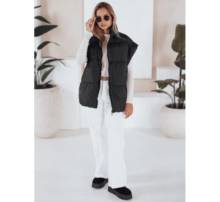 Dámská prošívaná vesta černá Dstreet model 21966299 - FashionStreet