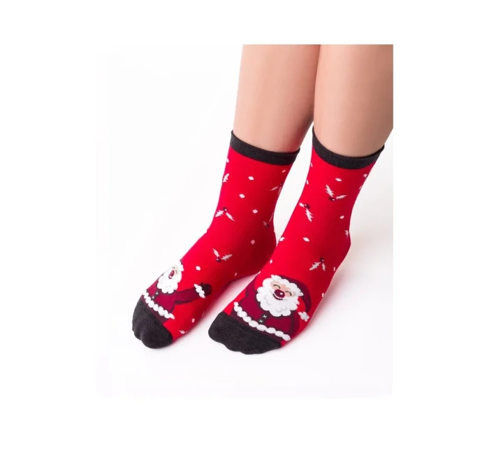 Dámské vánoční ponožky model 21327638 3540 - Steven Dámské vánoční ponožky model 21327638 3540 - Steven