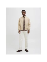 Jack&Jones pánska bunda JPRBLUBRAD BOMBER JACKET SN 12273393 WHITE PEPPER