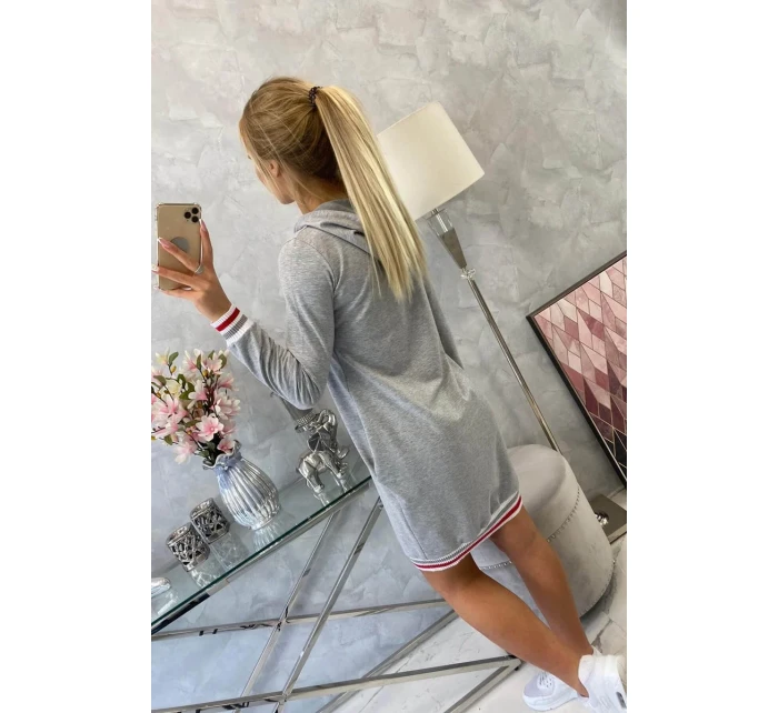 Šaty Brooklyn šedej