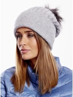 Dámská čepice AT CZ model 14822465 šedá - FPrice