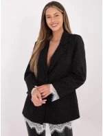 IT MA blazer FL9916 2.12P čierna a strieborná IT MA blazer FL9916 2.12P čierna a strieborná