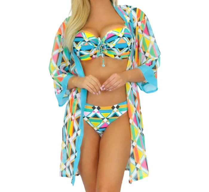 Plážové šaty 11D80SZ 34 blue-mix - SELF