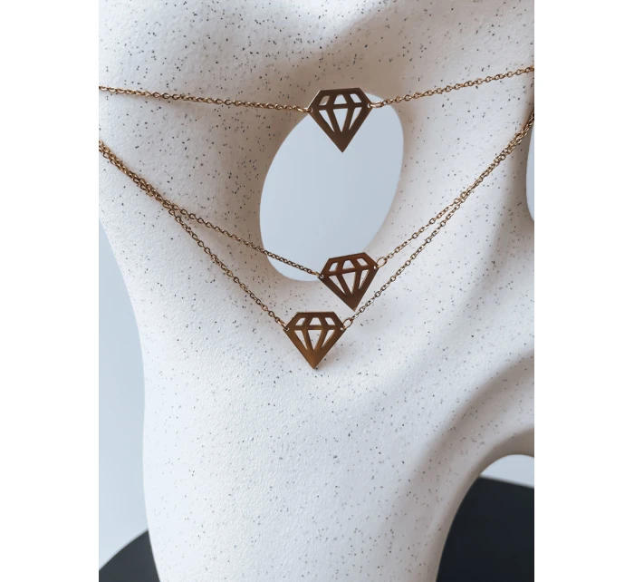 zlatý náhrdelník Dstreet model 21969761 - FashionStreet