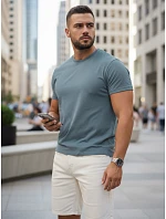 Pánska klasická petrolejová košeľa FashionStreet RX5678