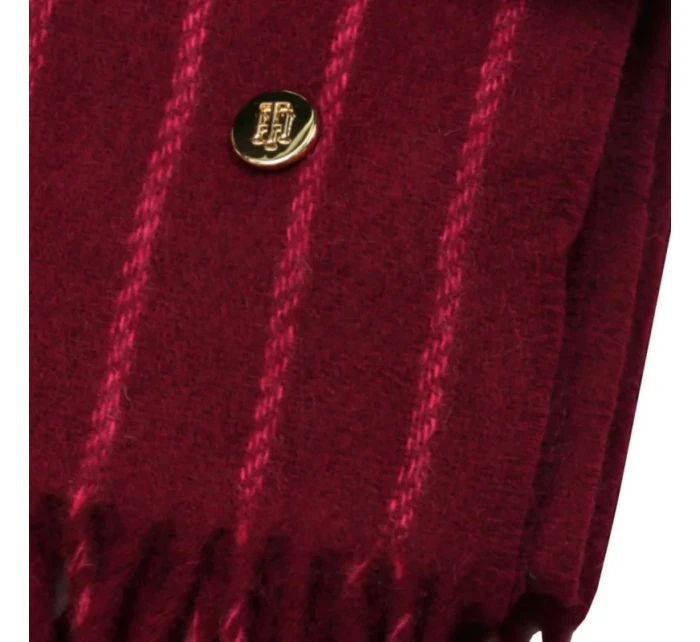 Tommy Hilfiger Th Elevated vlnený pruhovaný šál AW0AW13891