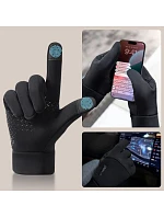 Rukavice Tech-Protect WG01 s hmatovými špičkami M - čierne