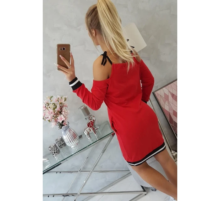 Tres Chic červené šaty