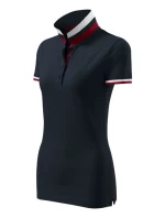 Polokošeľa Collar Up dark navy