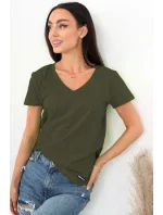 Dámská halenka s krátkým rukávem Dámská halenka s krátkým rukávem