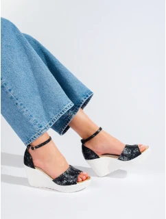 Módne sandále dámske na kline