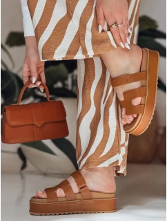 Dámské žabky na suchý zip camel Dstreet model 21987024 - FashionStreet