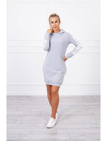 Off White šedé šaty Off White šedé šaty
