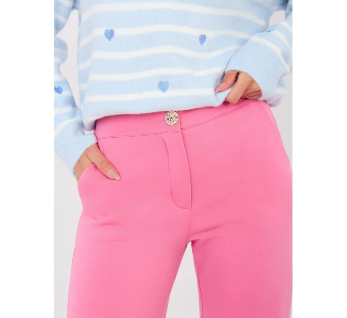 Spodnie IT SP model 21910988 ciemny różowy - FPrice Spodnie IT SP model 21910988 ciemny różowy - FPrice