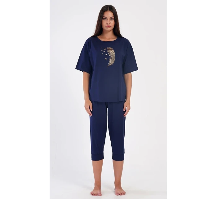 Dámske capri pyžamo Feather Dámske capri pyžamo Feather