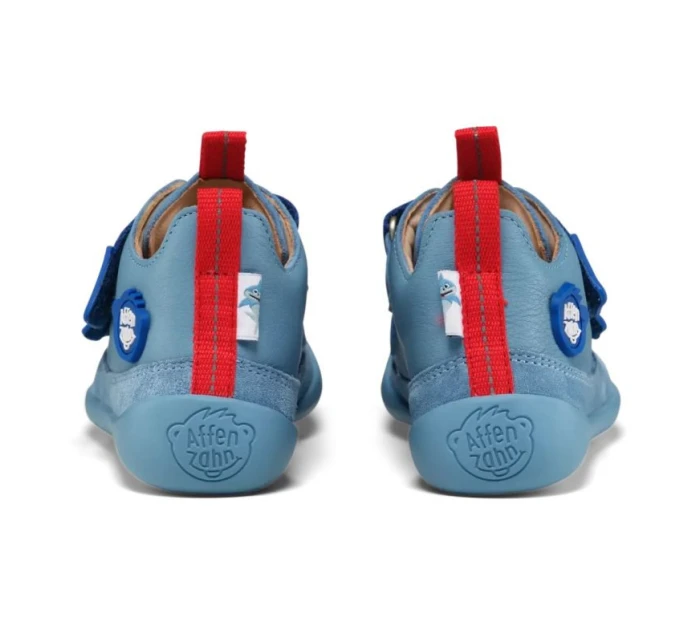 Affenzahn Halbschuh Leder Buddy Shark Jr topánky 00428-30211
