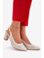 Sandály S  Na Podpatku model 21692897 - SERGIO LEONE