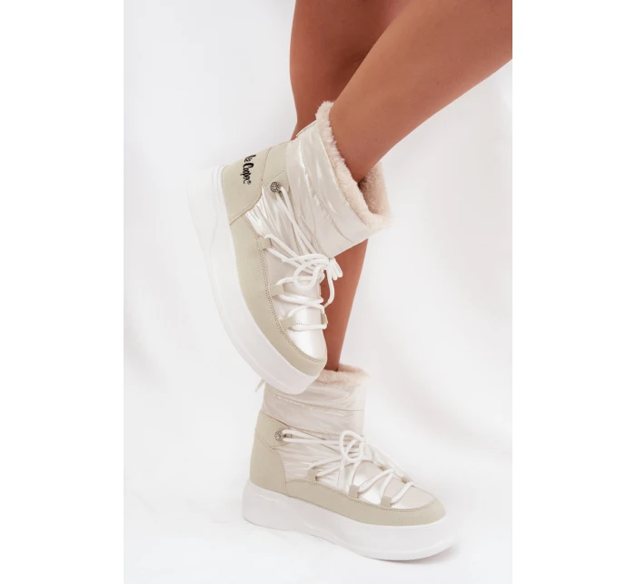 Dámské zimní boty Na platformě  25 03 Bílé model 21725149 - Lee Cooper