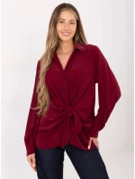 Koszula IT KS model 21786360 bordowy - FPrice Koszula IT KS model 21786360 bordowy - FPrice