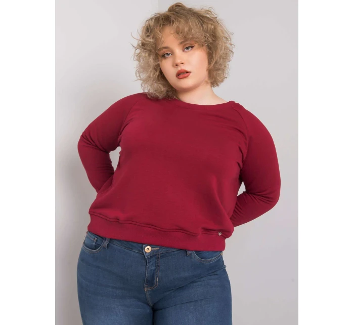 Mikina RV BL 6326.02X gaštanová