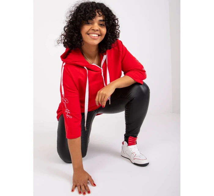 Mikina RV BL 6796.86 červená Mikina RV BL 6796.86 červená