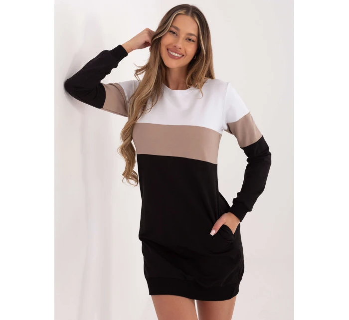 Šaty RV SK 5869.04 bielo-čierne