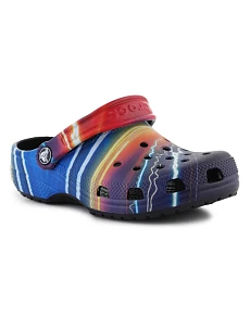Unisex juniorská obuv s podrážkou Jr 208457-4LF Dark blue mix - Crocs