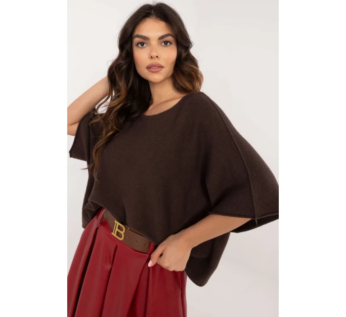 Sveter s krátkym rukávom model 202700 Taliansko Moda Sveter s krátkym rukávom model 202700 Taliansko Moda