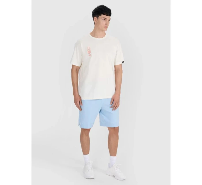 Pánske nadrozmerné tričko s potlačou 4F 4FRSS25TTSHM2652-11S pánske Pánske nadrozmerné tričko s potlačou 4F 4FRSS25TTSHM2652-11S pánske