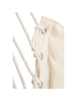 BRAZÍLSKA ZÁVESNÁ SEDACIA SEDAČKA HAMAK 100x50 cm PRÍRODNÉ S PUSHION PUSH WHITE